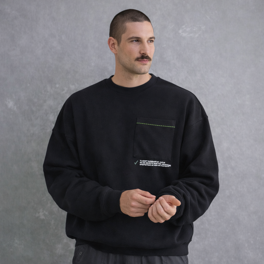 DRØP ACCEPT Oversized Džemperis