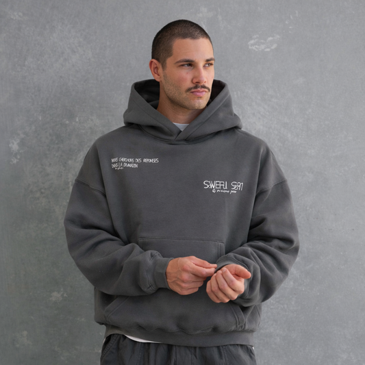 DRØP Bloom oversized hoodie