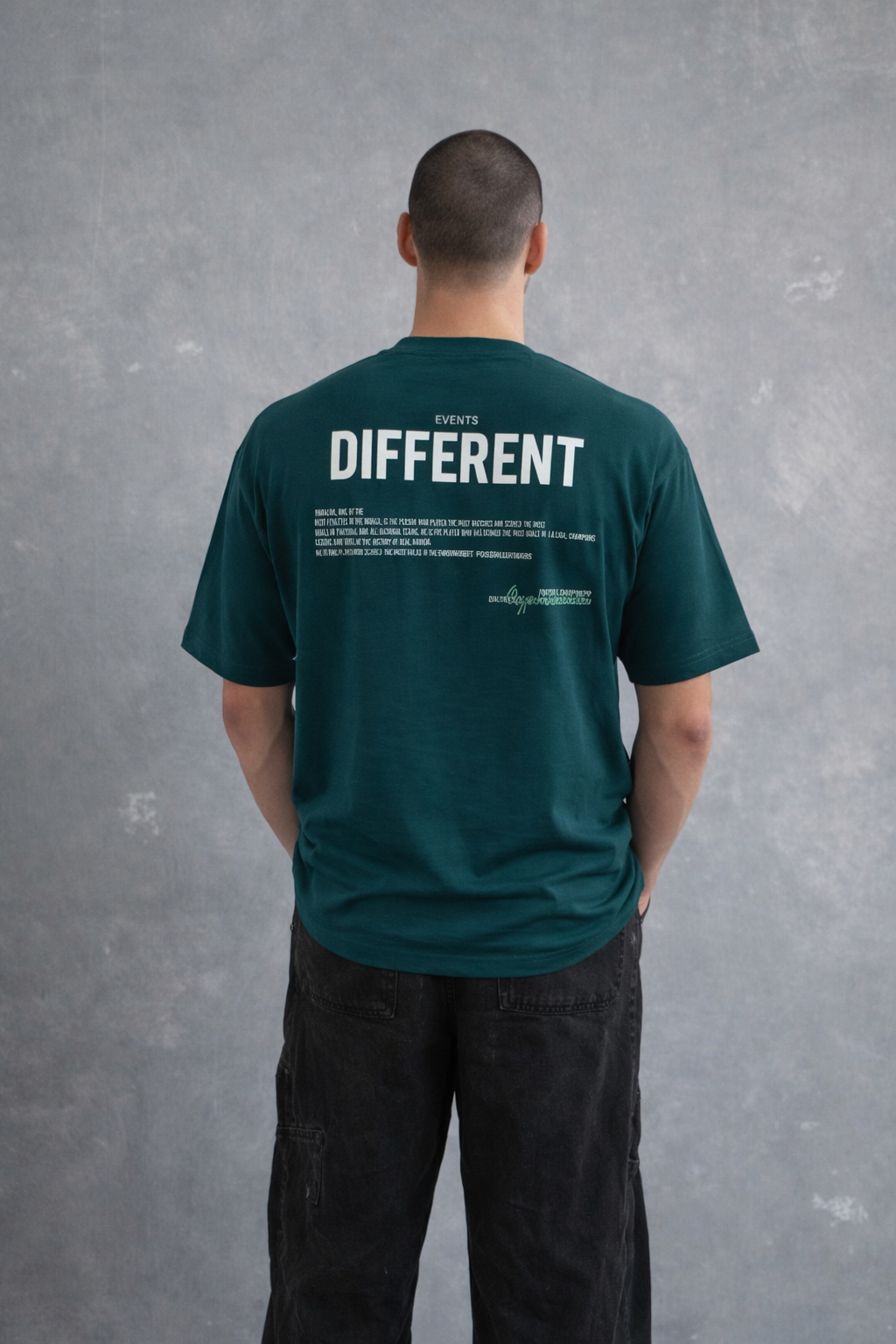 DRØP DIFFERENT Oversized Marškinėliai