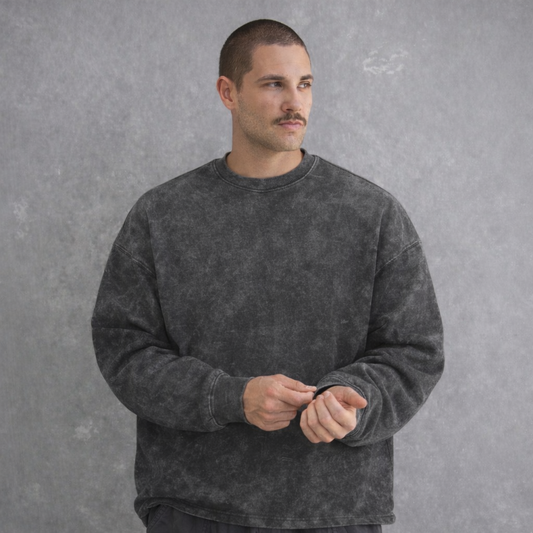 DRØP Washed Long Sleeve Marškinėliai