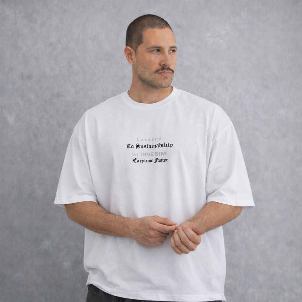 DRØP DESPAIR Oversized Marškinėliai